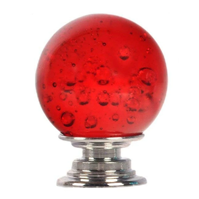 

HOT-10PCS Cupboard Door Drawer Knobs,Crystal Knobs for Wardrobes Cabinet with 3 Length Screws for Furniture Kitchen Home Decor