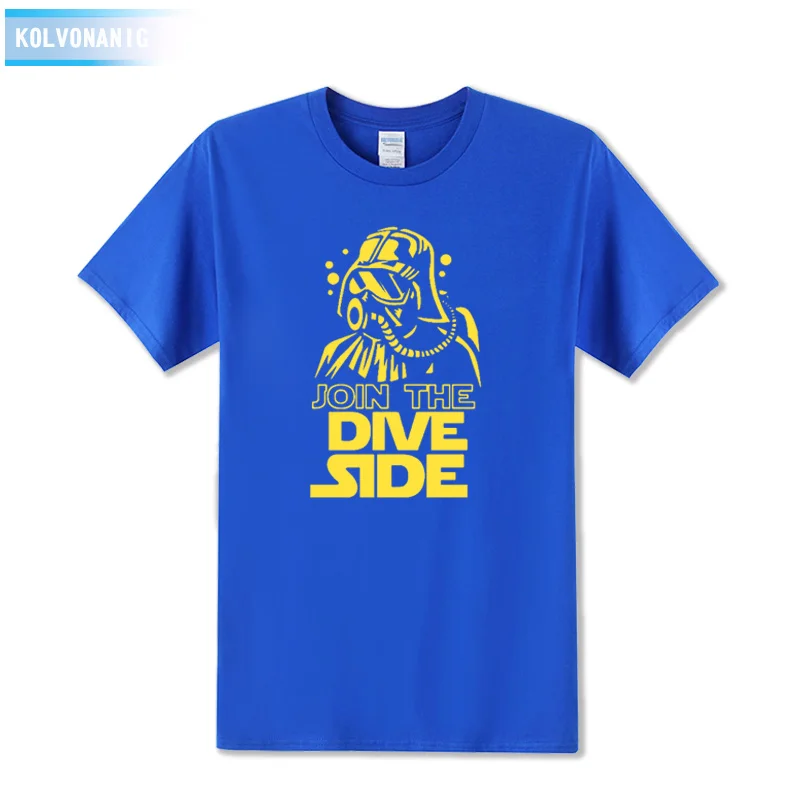 

JOIN THE DIVE DARK Underwater Scuba Printed T Shirt Tracksuit For Men Short Sleeve O-Neck T-Shirt Tshirts Dresses For Men Down
