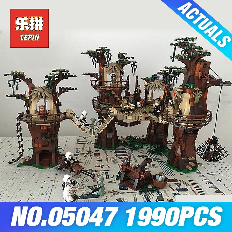 

Lepin Starwars 05047 the Ewok Village Star 10236 Wars Juguete Para Construir Building Blocks Bricks Legoinglys Toys for childfen