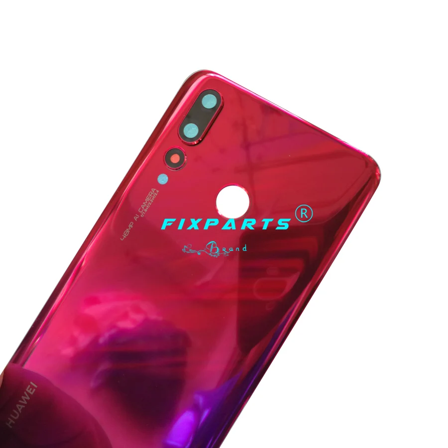 Чехол для huawei Nova 4, задняя крышка для батареи, задняя крышка для корпуса, чехол для двери с объективом камеры в сборе, huawei Nova4, крышка для аккумулятора