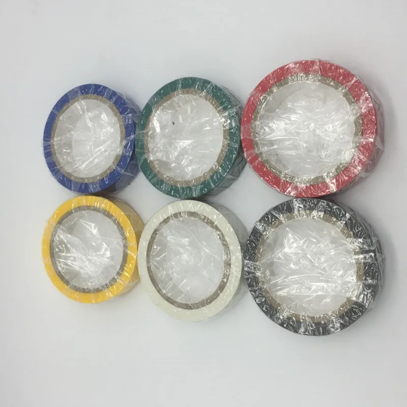 

1 roll Electrical insulation tape PVC Flame Retardant Adhesive Vinyl 6 color waterproof tape