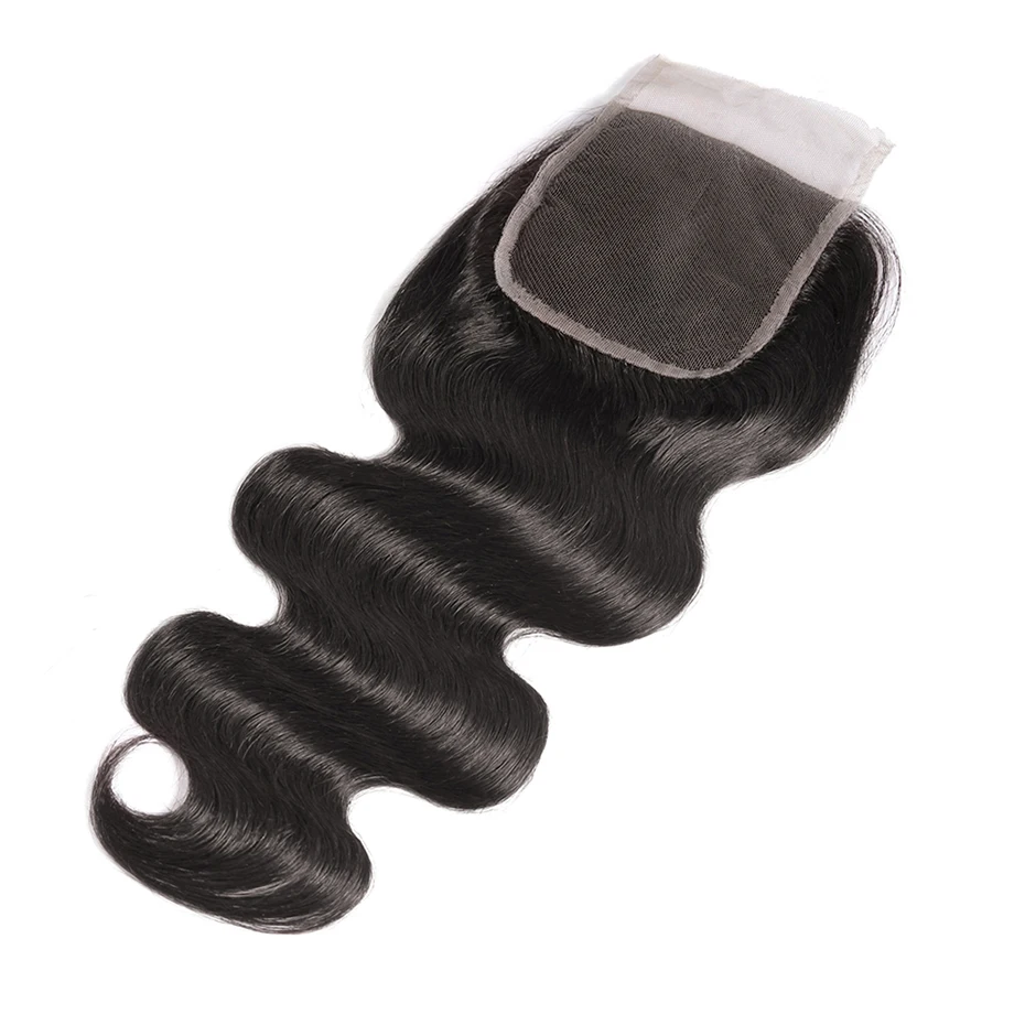 Необработанные индийские Виргинские пучки волос с закрытием волнистые пучки волос с средней частью чехол Бесплатная доставка