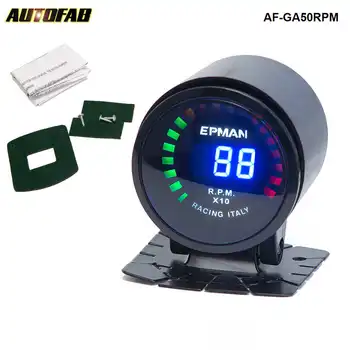 

Car Motor Auto 2"52mm Digital Smoked 20 LED RPM Tacho Tachometer Gauge Meter with For honda fit AF-GA50RPM