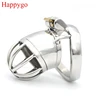 Happygo Stainless Steel Stealth Lock Male Chastity Device,Cock Cage,Penis Lock,Cock Ring,Chastity Belt A277 1