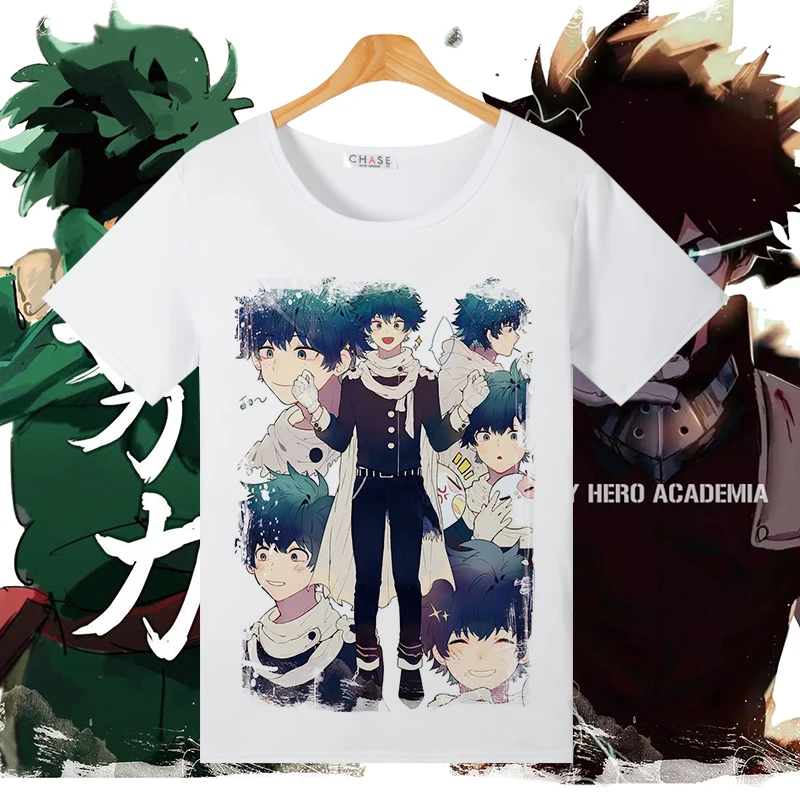 Футболка для косплея «My Hero Academy» izku Midoriya Bakugou Katsuki, летняя футболка для женщин/мужчин, топ-футболка, костюм для косплея на Хэллоуин - Color: 12