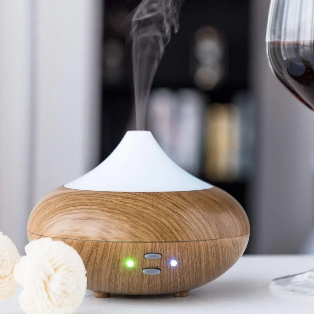 

Aroma Diffuser USB Humidifier Essential Oil With Lamp Aromatherapy Electric Mist Maker for Home Wood