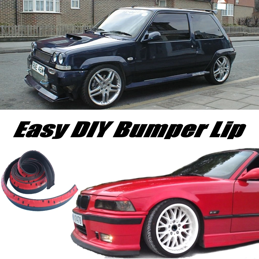 

NOVOVISU Bumper Lip Deflector Lips For Renault 5 R5 Supercing Front Spoiler Skirt For View Car Tuning / Body Kit / Strip