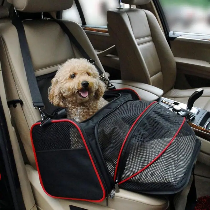 

Multi-functional Pet Puppy Dog Carrier Folding Dog Cat Car Seat Basket Mat Cage Safe Carry Seat Bag Pet Shoulder Bag Carrier
