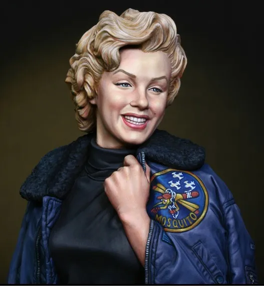 

1/10 Scale WW2 1945 Marilyn sympathy Figure Resin Bust Model Kit Free Shipping