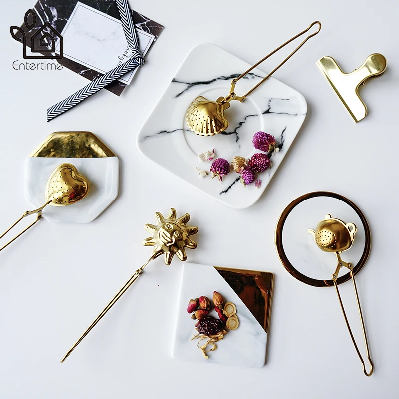 

Entertime Stainless steel tea strainer Loose Tea Infusers Spice Diffuser Tea Accessories