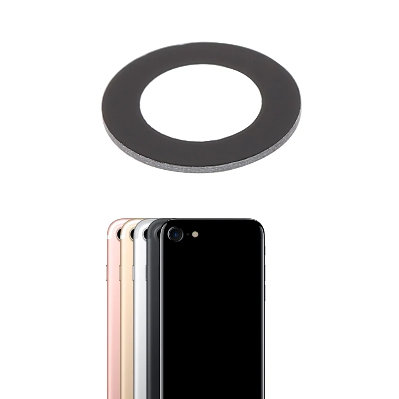 Телефон задняя камера объектив стеклянная крышка с клейкой наклейкой для iPhone 7 4,7 дюймов
