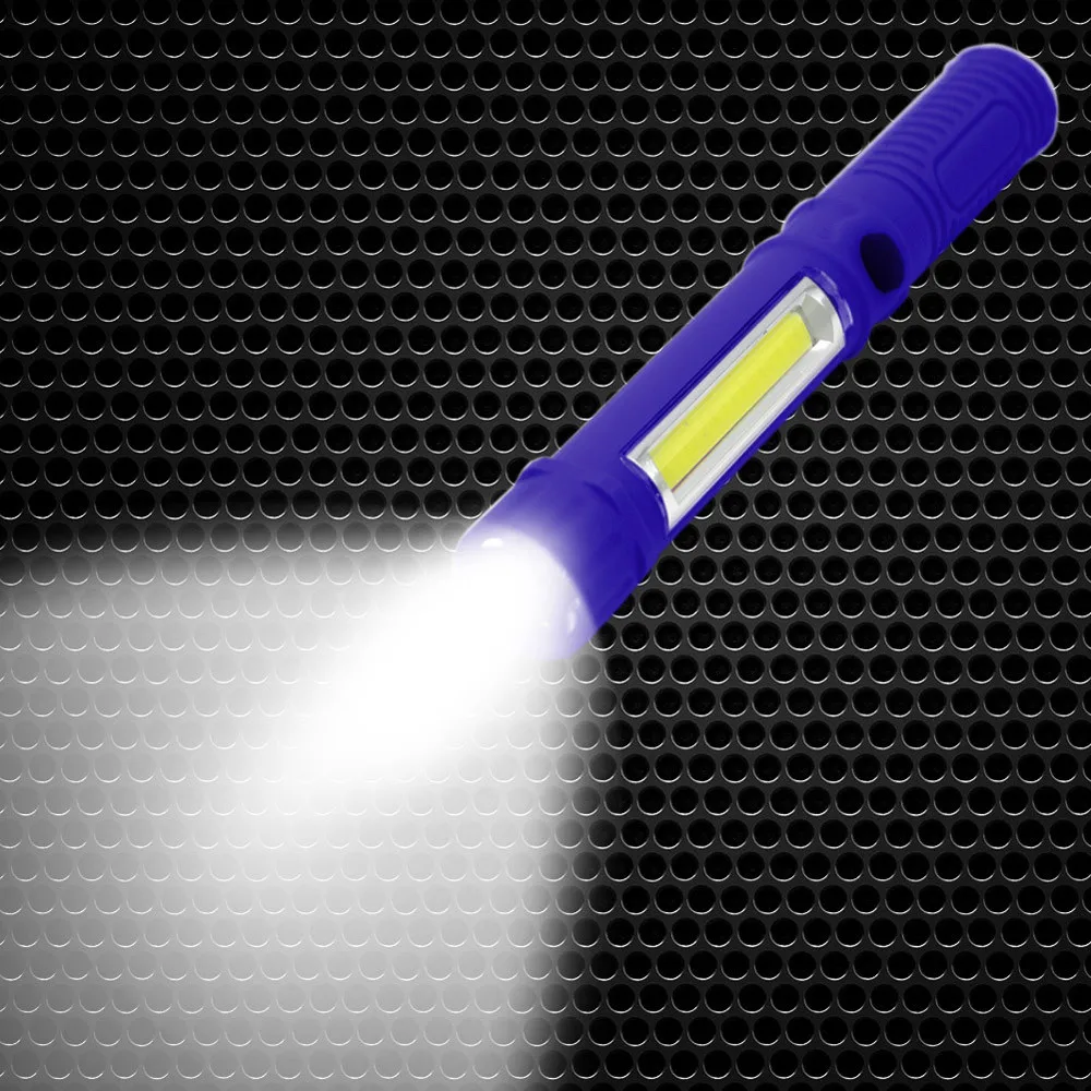 Ручные фонари портативный мини светодиодный фонарик факел XPE + COB вспышки света работы Охота лампа Применение AA батарея Детская