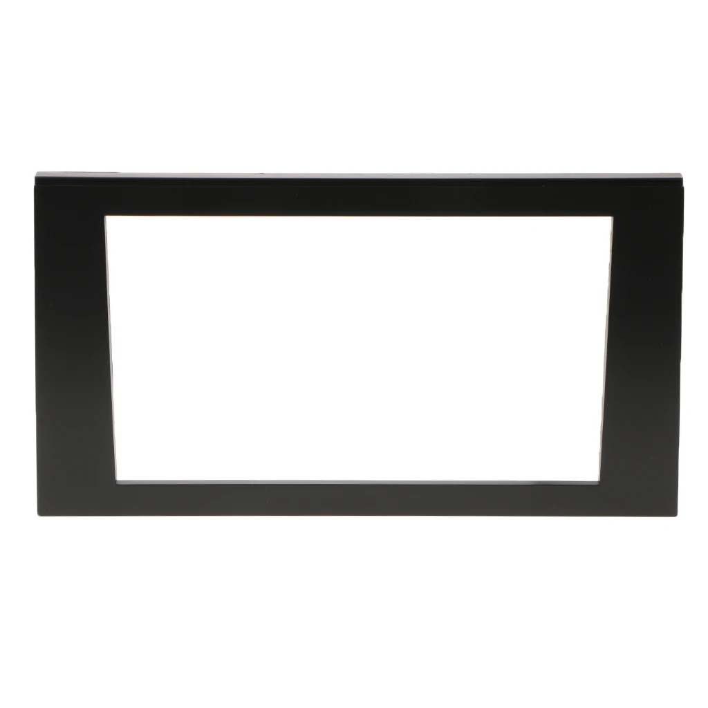 Car Stereo Radio Fascia Panel Trim 2 Din Frame for Audi A4 B6 B7 SEAT Exeo Radio Installation High Quality ABS