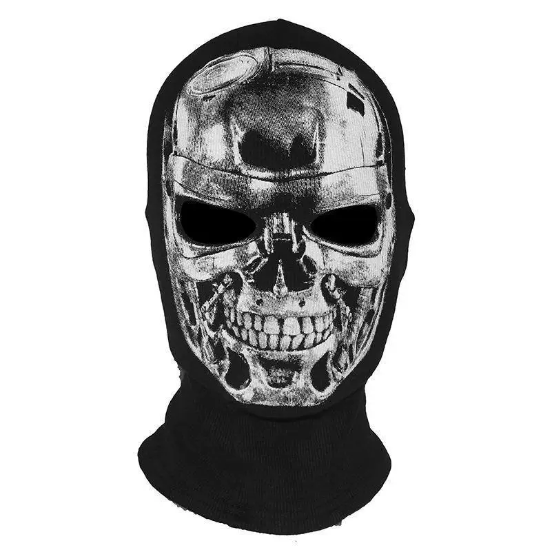 Новинка Балаклава Terminator маска для косплея капюшон лица Хэллоуин CS Biker | Дом и сад
