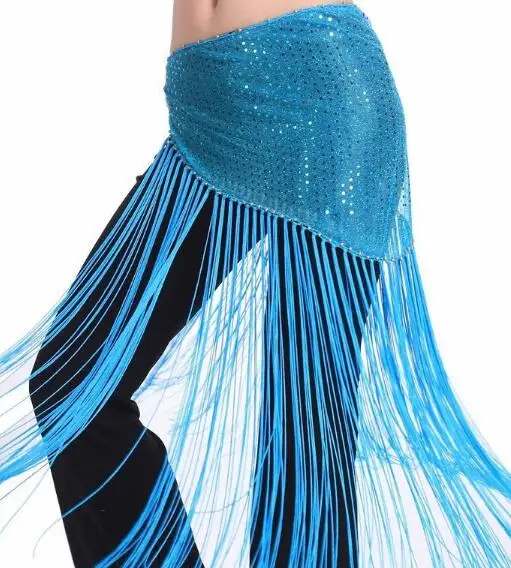 Wholesale Sexy Belly Dance Long Belts Beautiful Cheap Belly Dancing Hip Scarves for Women on Sale