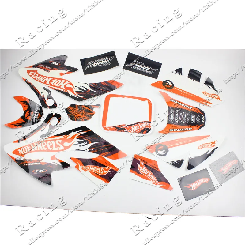 Наклейки 3 м наклейки с эмблемой графические CRF50 SSR SDG дгц Thumpstar питбайк