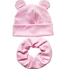 2022 New Spring Baby Hat with Cute Ears Cotton Infant Hat Scarf Girls Boys Cap Ring Scarf Collar Autumn Winter Baby Cap ► Photo 3/6