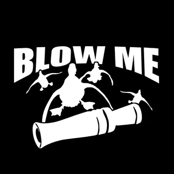 

Car stying Wild Birds Animal Blow Me Duck Hunting Car Sticker for Motorhome Minicab Motorcycles Car Styling f Vinyl Decal Jdm