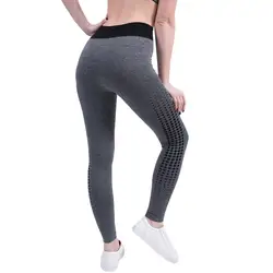 2019 Для женщин брюки спортивные спортивная одежда для бега эластичный Фитнес бесшовный корсет Спортивные Компрессионные колготки брюки