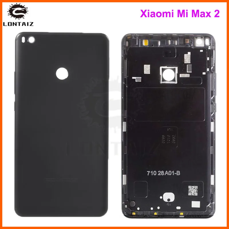 Корпус для Xiaomi Mi Max 2 Max2, металлическая задняя крышка для батареи, чехол для мобильного телефона, запасные части