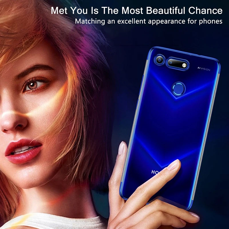 Чехол для Huawei Honor V20 прозрачный мягкий силиконовый тонкий чехол View10 V10 View 20