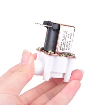 

JETTING 1PCS DC 24V Electric Solenoid Valve Magnetic N/C Water Air Inlet Flow Switch N/C 1/4" For Electric Accessories