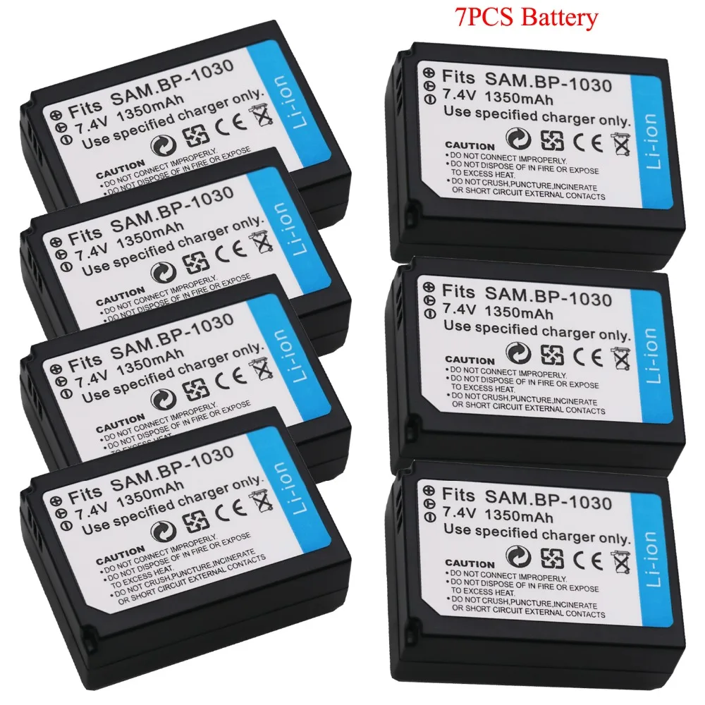 2x Batería para Samsung BP-1030 NX210 NX300 NX500 NX1000 NX1100 NX2000 M