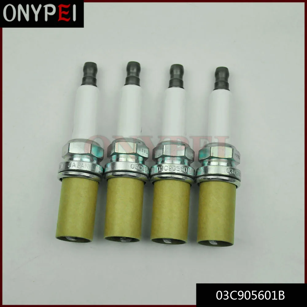 4 шт. 03C905601B платиновая Свеча зажигания для A1 A3 Golf Tiguan Seat Skoda 03C905601A 101905626|Свечи и