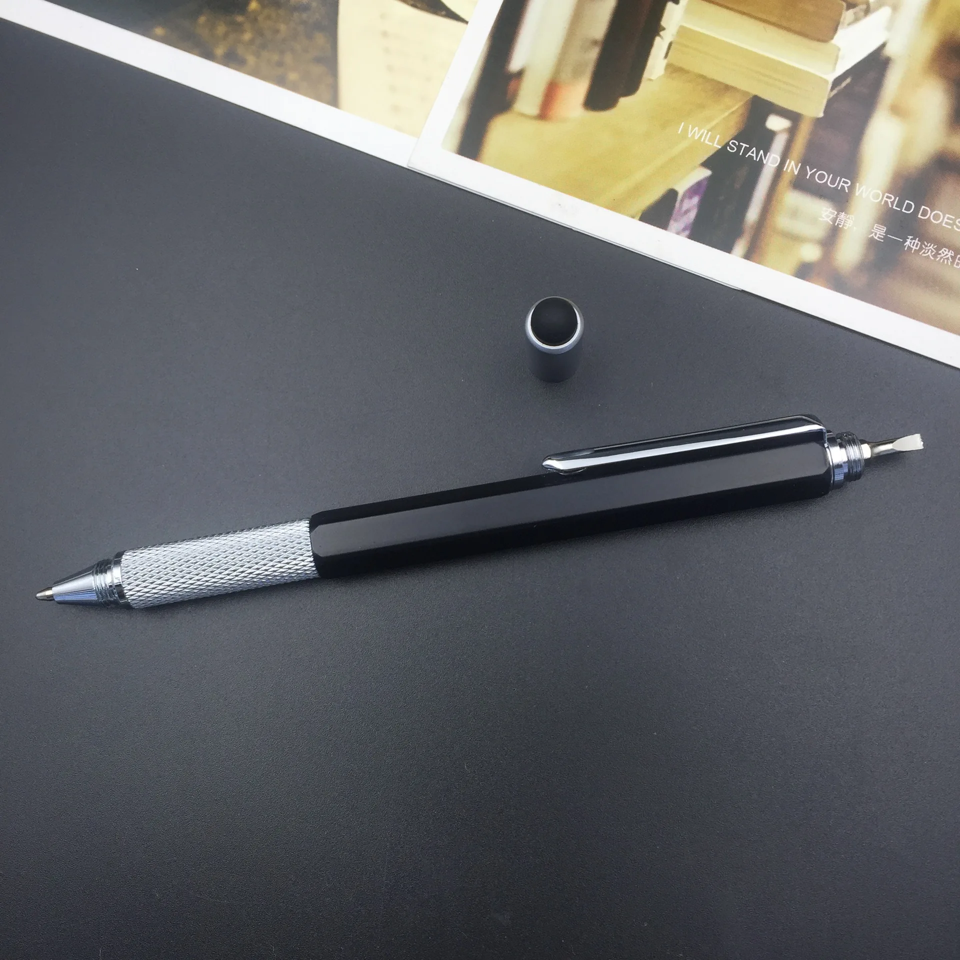 1 шт./) Отвертка емкостные шариковые ручки Канцелярские Шариковые Ручки стилус ручка для сенсорного экрана масляная черная заправка 0,7 мм
