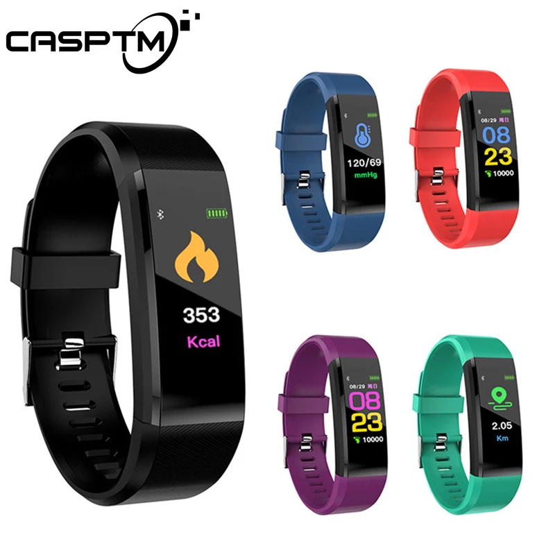 

Sport Waterproof Smart Bracelet ID115 Plus Watch Blood Pressure Fitness Tracker Heart Rate Monitor Smart Wristband PK Mi Band 3