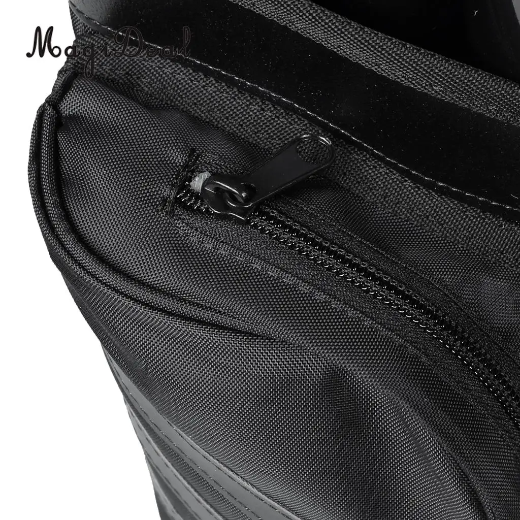 MagiDeal Archery Arrow Quiver Holder Belt Waist Recurve Bow Hunting 4 Tubes Black Back Side Quiver