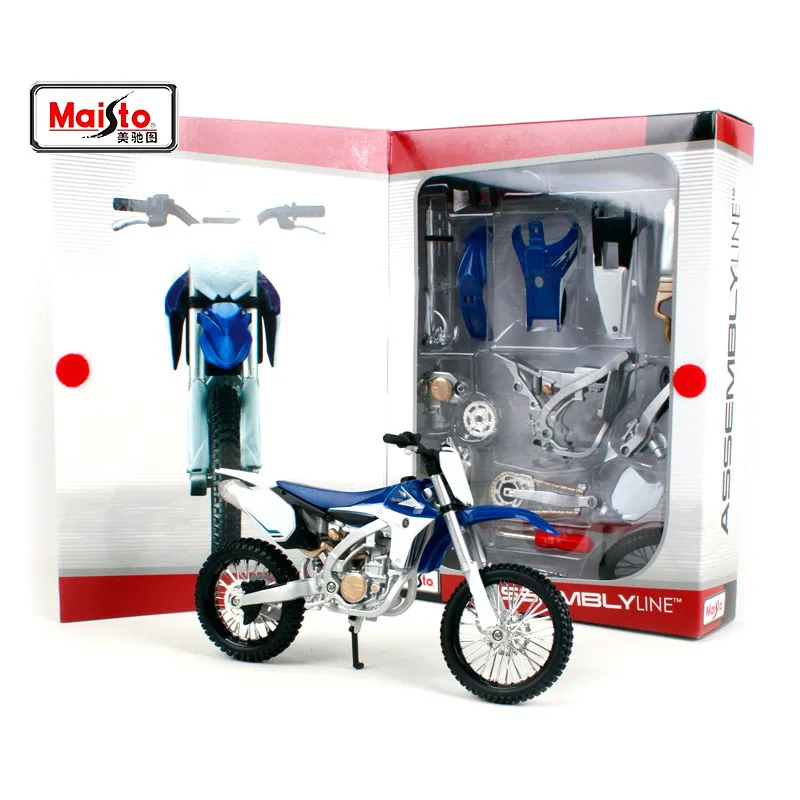Новое поступление 1:12 Сборная модель мотоцикла Maisto YAMAHA YZ450F комплект для детей