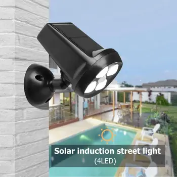 

3535SMD 4LED 350LM Solar Wall Lamp Motion Sensor Garden Aisle Yard Light