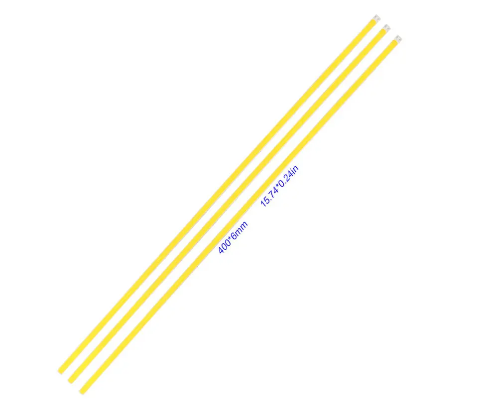10pcs 400x6MM COB LED Light Strip Warm Cold White Dimmable LED Lamp 12V 15W 40CM 15.7in Bar Lights 400MM Car Bulb Lighting (1)