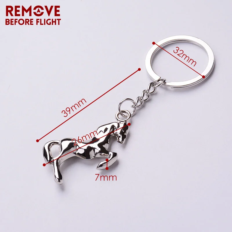 REMOVE BEFORE FLIGHT Fashion Jewelry Key Chain horse keychain
