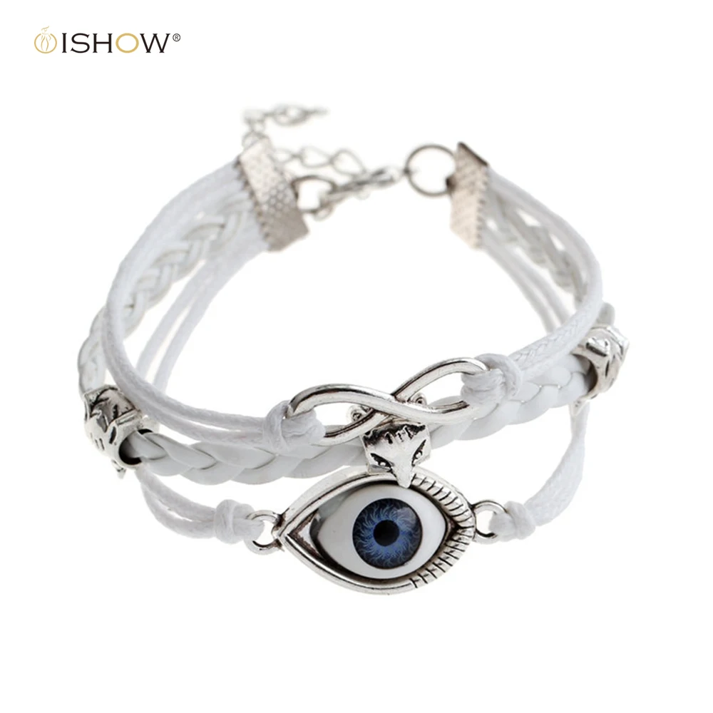 2016 new evil eye charm bracelet Vintage Punk personalized Accessories
