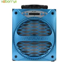 VOBERRY MS-136BT Large Output Wireless Bluetooth Square Stereo Speaker Support AUX TF Input FM Function 3.5mm Audio TF Card USB