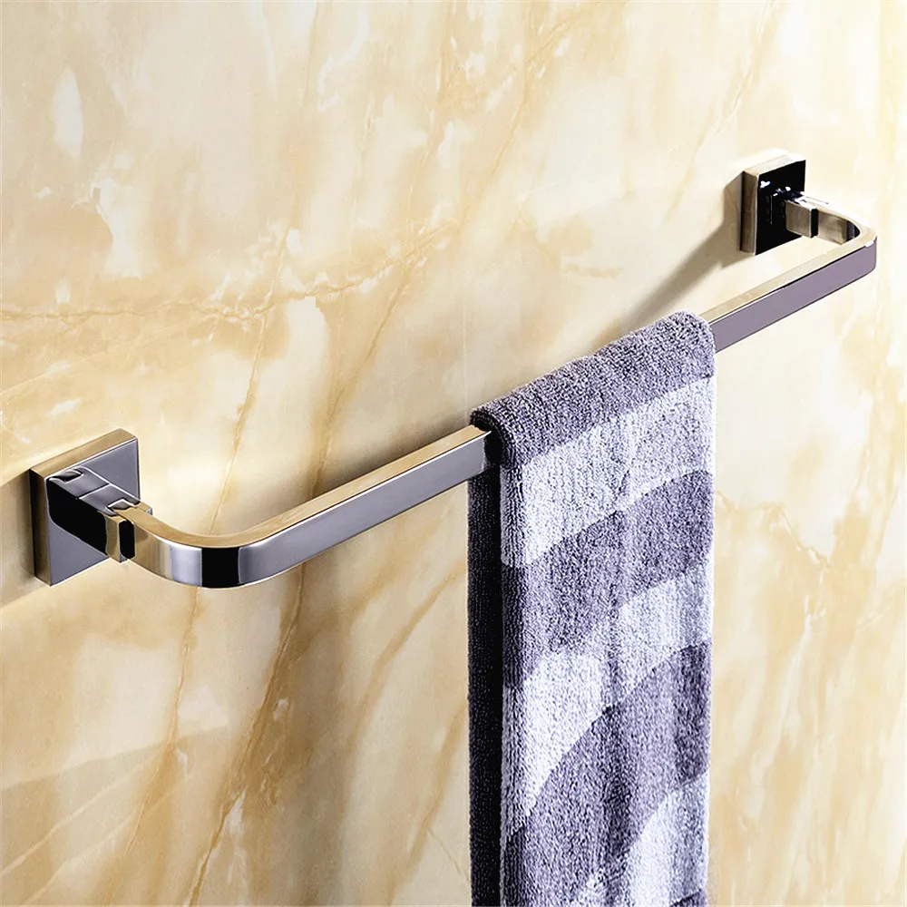 Bathroom towel bars wall mounted sus 304 stainless steel wall mounted bathroom towel rail anti