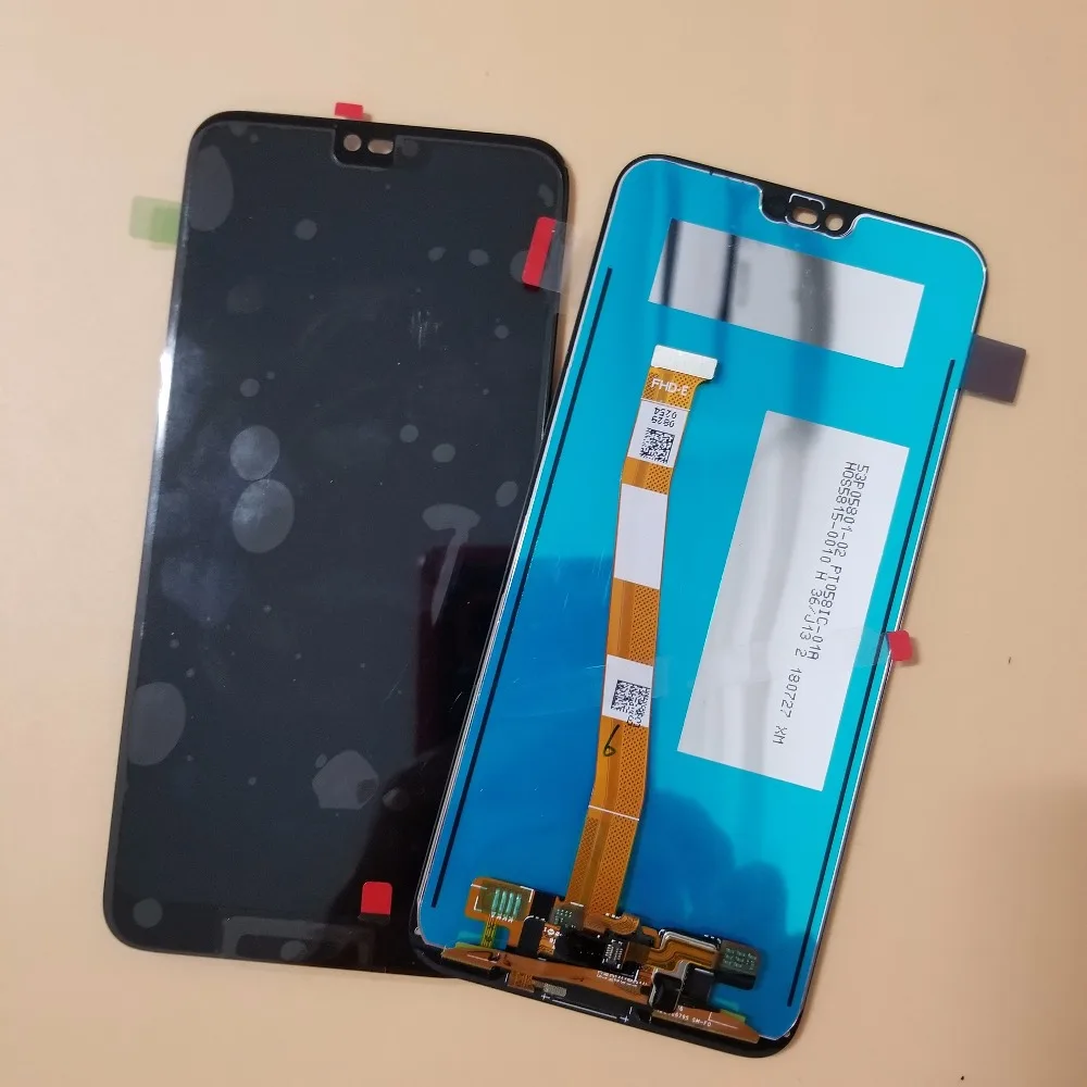 С рамкой для Huawei Honor 10 COL L29 ЖК дисплей сенсорный экран дигитайзер в сборе замена со