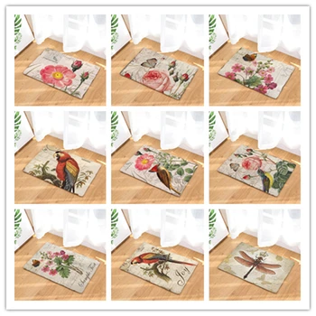 

Nordic style Bird mat bedroom rug kitchen bathroom mat rectangular door mat
