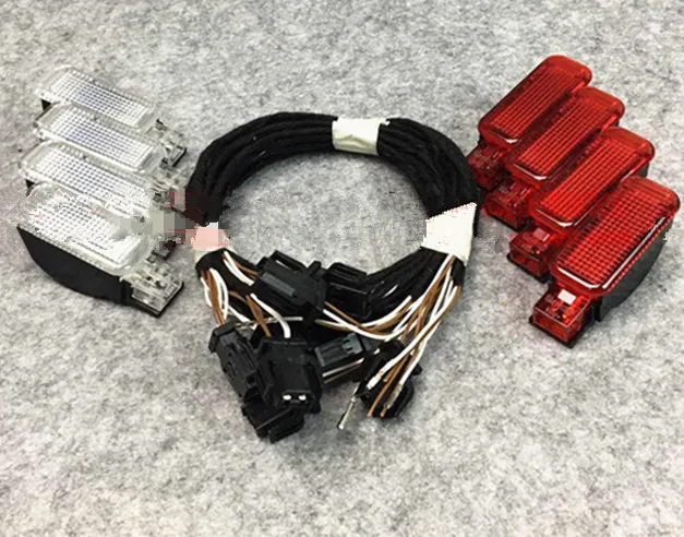 

Red / White Door Panel Warning Light Lamp 8KD947411 6Y0947411 For Audi A3 A4 B8 A5 A6 A7 A8 Q3 Q5 TT RS 8KD 947 415 8KD947415C