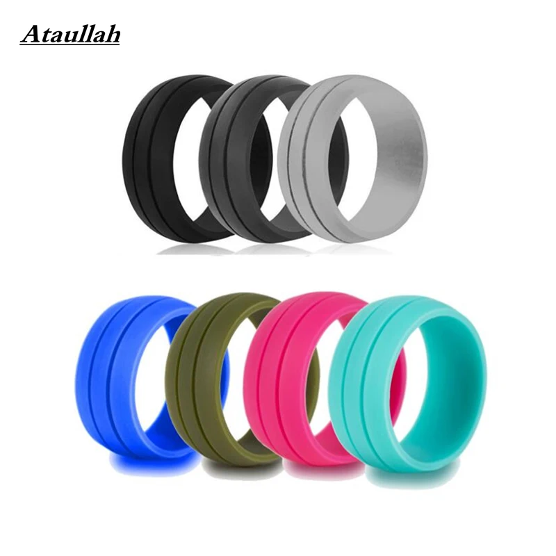 

Ataullah New Silicone Ring Stylish Sports Jewelry High Quality Accessories for exercising Wedding Party Engagement RWD7-144