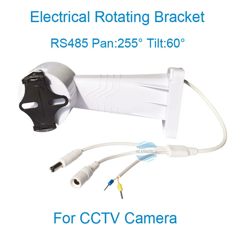 

Heanworld RS485 electric Rotating Bracket CCTV Camera holder Mount Stand holder PTZ Rotating PAN TILT intelligent Bracket