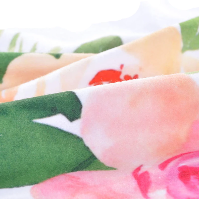 Детское одеяло с напечатанным флисом детское одеяло-Ростомер реквизит для фотосъемки микро флисовое детское одеяло для фото новорожденных