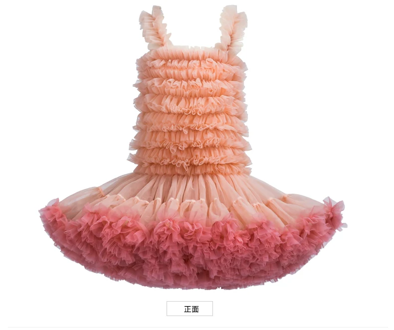 

Kids girl fashion fluffy dress 1-7 Yrs solid colors tutu dress for girl dance Christmas Party Princess dress Tulle Petticoat