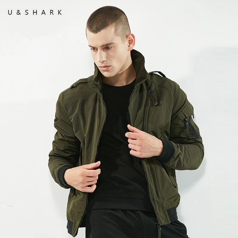 U &amp SHARK/Новая Осенняя военная куртка Мужская брендовая одежда тактическая