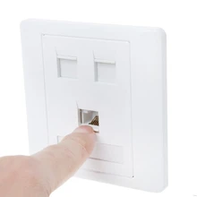 86 Тип компьютерная розетка панель CAT5E сетевой модуль RJ45 кабель интерфейс выход