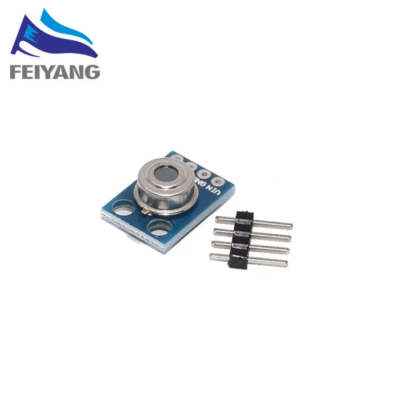

10PCS GY-906 MLX90614 MLX90614ESF non-contact Infrared Temperature Sensor Module IIC Interface IR Sensor Compatible