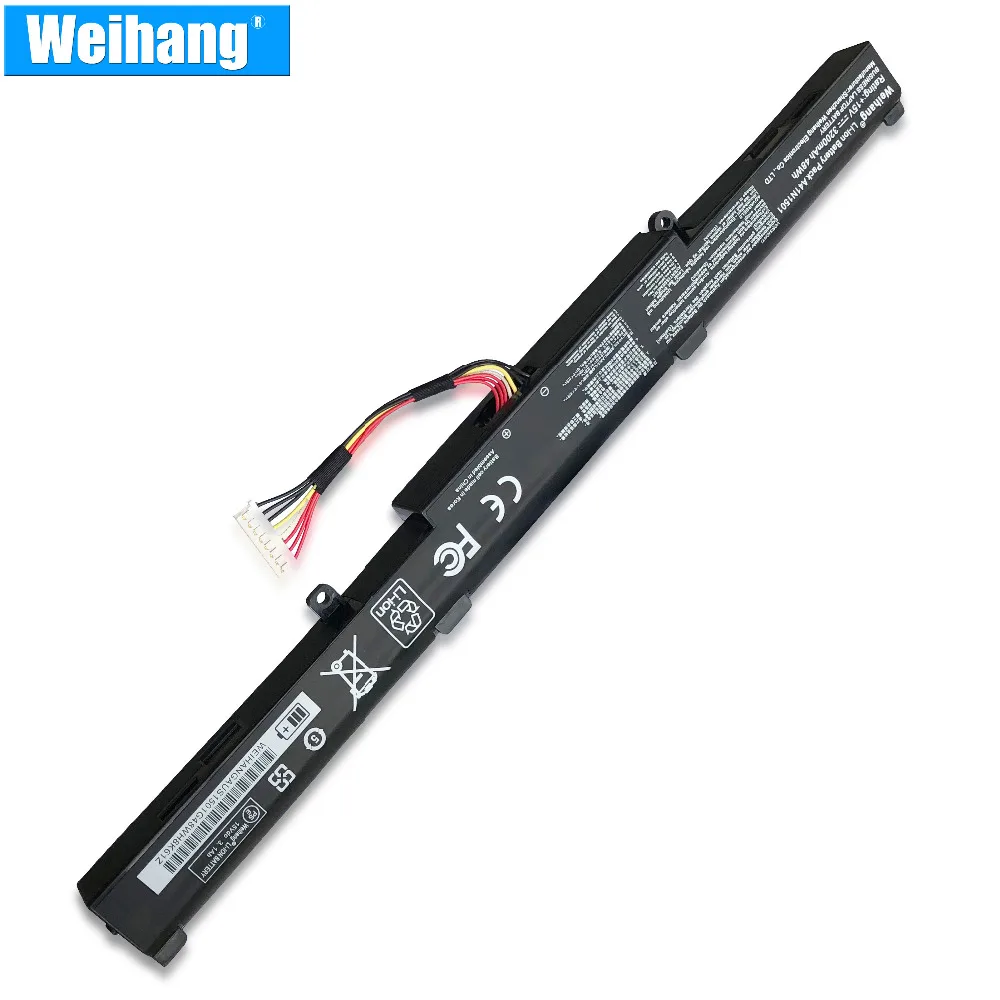 Bateria Weihang para Asus A41n1501 Gl752jw Gl752 Gl752vl Gl752vw N552 N552v N552vw N752 N752v N752vw - Imagem 6