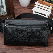 Для мужчин коровьей Пояса из натуральной кожи мода messenger слинг поясная сумка поясная и Сумки для спорта и отдыха